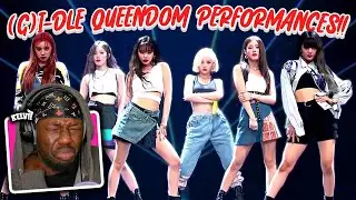 thatssokelvii reacts to (G)I-DLE's Queendom Performances **they demons!!**