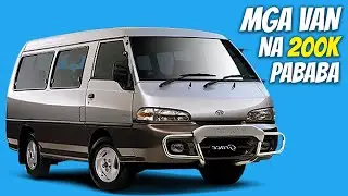 7 Murang Van sa Pilipinas Under 200k | Murang Van for Sale Philippines | Car Prices in Philippines