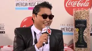 PSY Red Carpet Interview Part 1 - Coca Cola Red Carpet LIVE! @ the 2012 AMAs