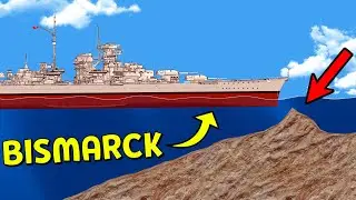 The ship KMS Bismarck HIT A REEF ◉ Floating Sandbox