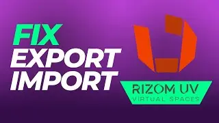 RizomUV FIX | Проблемы с импортом экспорт через Bridge 3Ds Max