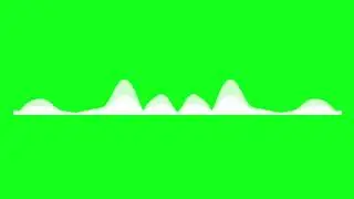 New green screen line audio spectrum | Green Screen Motion | Top audio spectrum | OMER J GRAPHICS