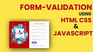 Form - Validation Using Javascript Regex | Form | Web development |