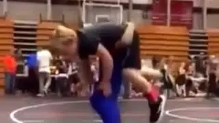 Little Kid Gets BODY SLAMMED In Wrestling! 💥