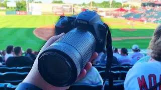 Camera Lens for Baseball Photography