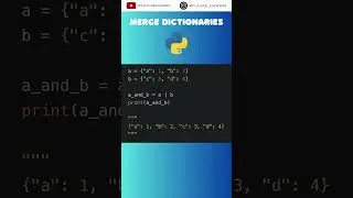 Effortlessly Merge Dictionaries in Python 3.9+ | The Ultimate Shortcut! 