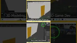 How to create a door in Blender? #Blender #Door #3DModeling #3DAnimation