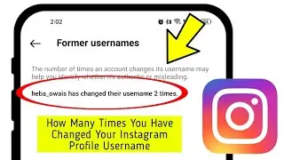 How Many Times You Have Changed Your Instagram Profile Username on Instagram