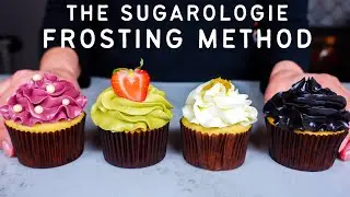 I invented a new way to make buttercream (no dye/smooth/less buttery)