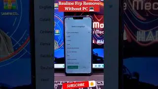 All Realme Old Phone Frp Bypass Code #shorts #frpbypass #realmefrpbypass #trending