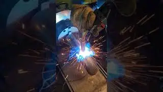 Welding, MIG welding 13, Metal inert gas (MIG) and Metal active gas (MAG) #Shorts