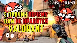 5 ПРИЧИН ПОЧЕМУ ВАМ МОЖЕТ НЕ НРАВИТСЯ VALORANT / ВАЛОРАНТ