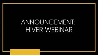 Hiver Webinar Announcement