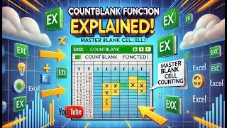 How to count blank cell in excel using countblank function | excel tutorial| 