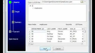 Convert JSON file to SQL file