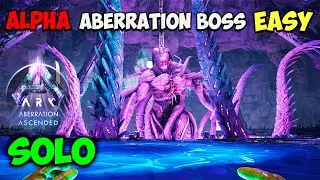 Aberration ALPHA Boss Fight EASY And SOLO Rockwell in ARK Ascended