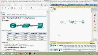 5.2.2.9 Lab - Configuring Switch Security Features