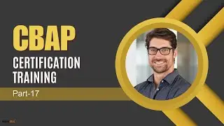 CBAP certification training | CBAP online training | business analyst training for beginners part-17