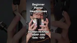 CHEAP Beginner Planar Headphones? HiFiMan HE400se Review in a Minute #audiophile #headphones