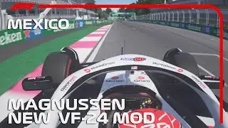 Assetto Corsa F1 2024 Haas VF 24 Mod x Kevin Magnussen Onboard | Mexico GP