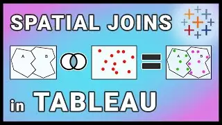 Creating Spatial Joins in Tableau - a TUTORIAL on joining polygons and points in Tableau