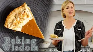 Anna Olson Makes Pumpkin Pie with Roasted White Chocolate! | Baking Wisdom