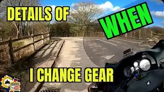 WHEN to change gears on a motorcycle : How I do it as an instructor of 39 years. (Timestamped)