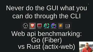 Web api benchmarking: Go (Fiber) vs Rust (actix-web)