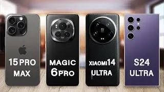 Xiaomi 14 Ultra Vs Samsung S24 Ultra Vs iPhone 15 Pro Max Vs Honor Magic 6 Pro Specs Review