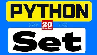 20. Python Set Data Type Explained: Tips and Tricks , Set  Tutorials in Python , API POTHI , PYTHON