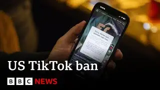 TikTok goes offline in US hours before ban due to come in | BBC News