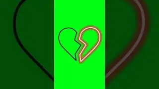 Broken heart Green screen effects #shorts