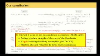 Proving the TLS Handshake Secure (As It Is)