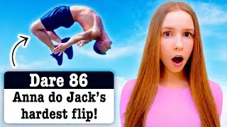 100 GYMNASTICS DARES IN 1 HOUR