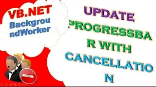 VB.NET BackgroundWorker and ProgressBar with Cancellation