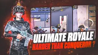 ULTIMATE ROYALE HARDER THAN CONQUEROR?! COMPETITIVE MODE IN PUBG FOR IPAD PLAYERS? BEST 1V4 CLUTCHES