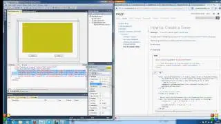 CST2501: Timers in VB WPF. Stealing timer example from MSDN BOLTON VP2 VID 1