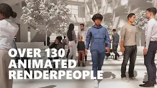 Over 130 Animated Renderpeople Available!