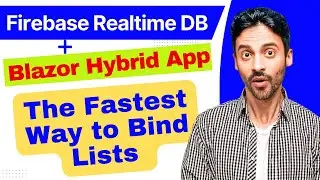 binding List in .NET MAUI Blazor Hybrid Apps with Firebase db