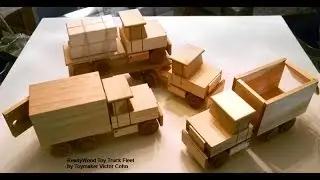 Wood Toy Plans - Table Saw - Four Easy To Make Trucks