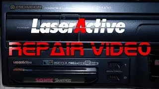 How to repair a Pioneer CLD-A100 LaserActive. Fix the non-spinning laserdisc issue.
