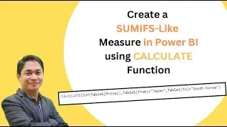 Create a SUMIFS like Measure in Power BI