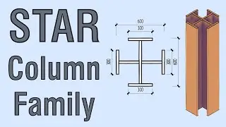 Parametric Star Column Family in Revit 2024 