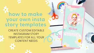 How to create your own Canva style instagram templates in Procreate! | Content Creation Tips