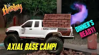 Setting FIRE to my new Axial Base Camp! - A review video