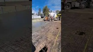 New shed slab for a Panel shop. #construction #concrete #buildingconstruction #concreting