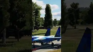 Ukrainian Su-27 Road Base #su27 #flanker #dcsworld #roadbase #ukrainianjet