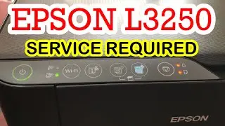 EPSON L3250 RED LIGHT BLINKING | SERVICE REQUIRED | NO YELLOW PRINT OUT HOW TO FIX