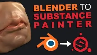 Quickly Export your Sculpture from Blender to Substance Painter