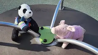 Pandrew & Porky At The Park